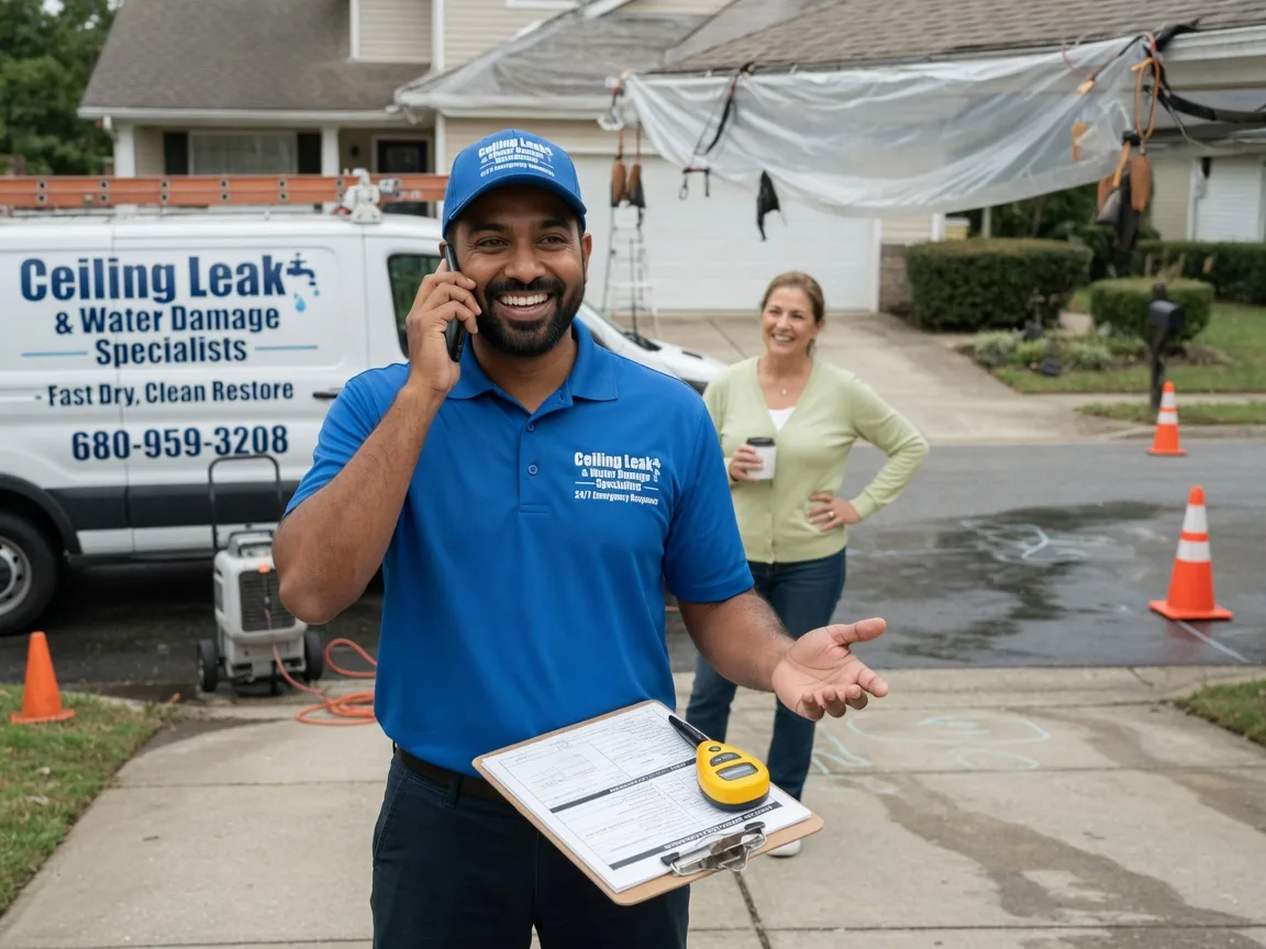 Ceiling Leak Cleanup Fields, OR FAQs